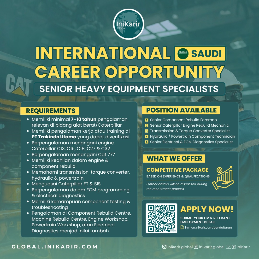 Senior Heavy Equipment Specialists