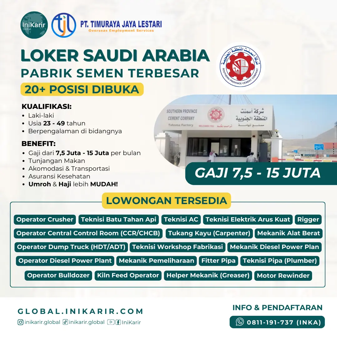 Loker arab saudi