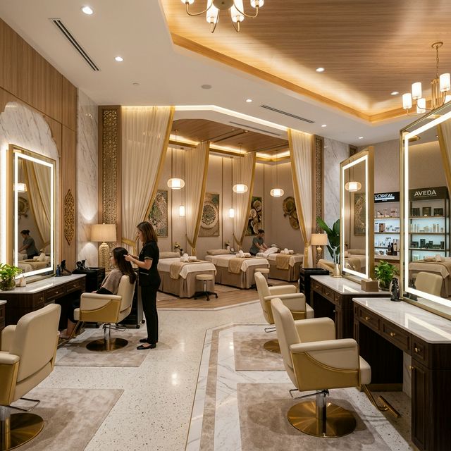 Background Beauty Salon Brunei