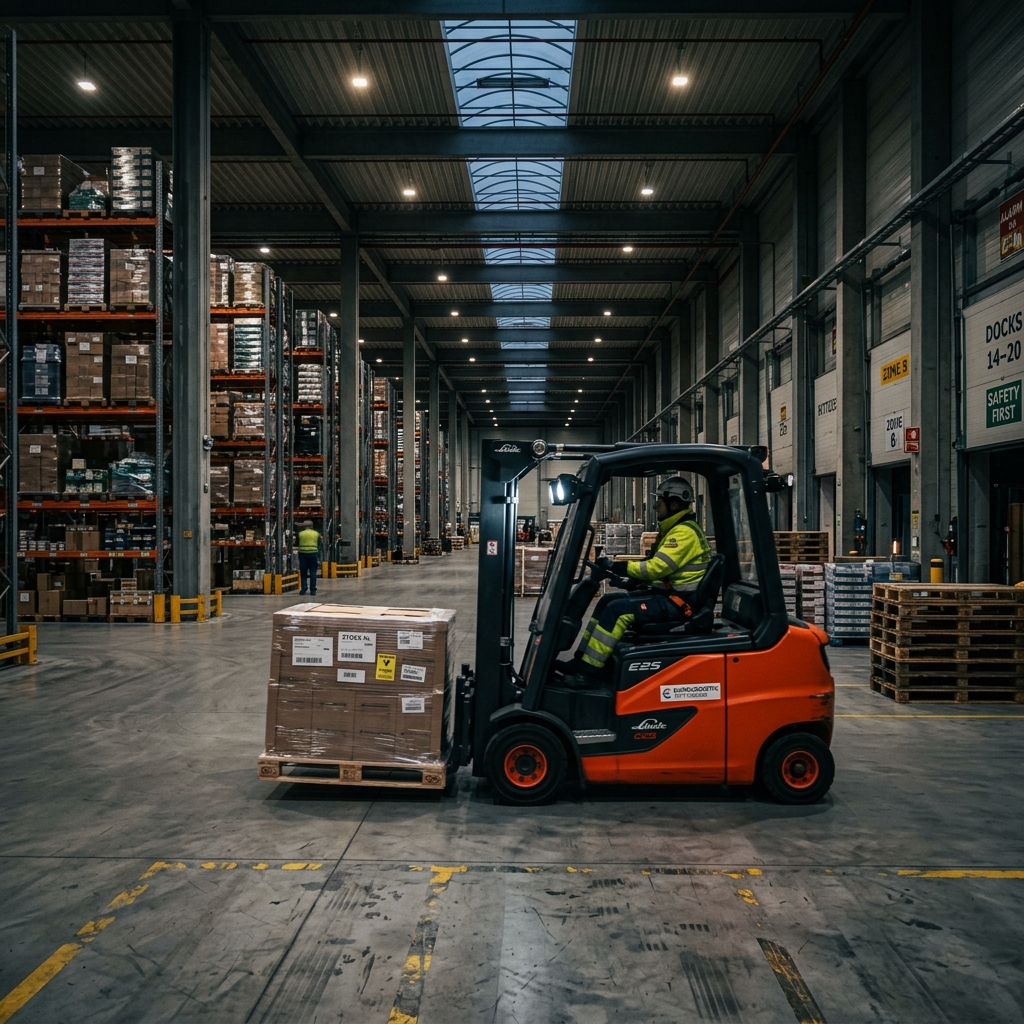 Forklift Driver Serbia Background